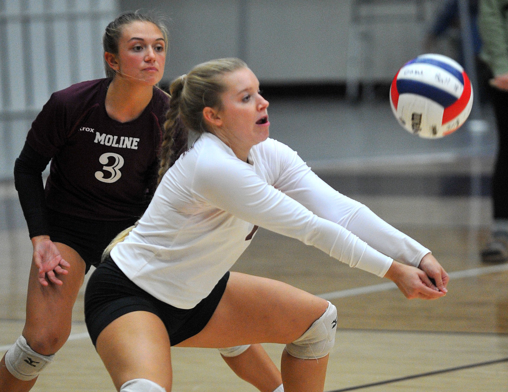 Rock Island vs Moline volleyball